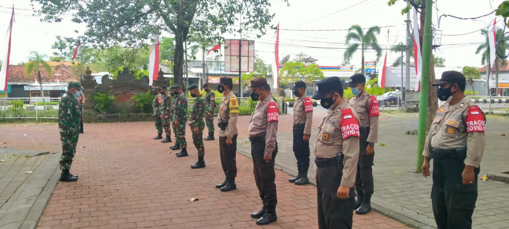 Kegiatan Apel Tim Penjemputan yg ISOMAN ke ISOTER Kecamatan Kuta Selatan.